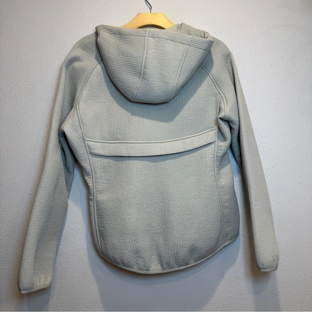 Nike Beige Textured Zip-Up Jacket Size Small
